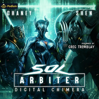 Digital Chimera – omslag til lydbogen af J.N. Chaney, Jia Shen
