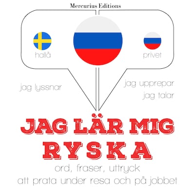 Jag lär mig ryska – omslag till ljudboken av JM Gardner