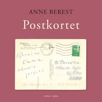 Postkortet – omslag til lydbogen af Anne Berest