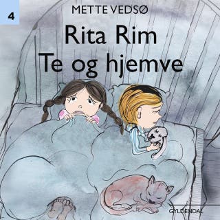 Rita Rim. Te og hjemve – omslag til lydbogen af Mette Vedsø