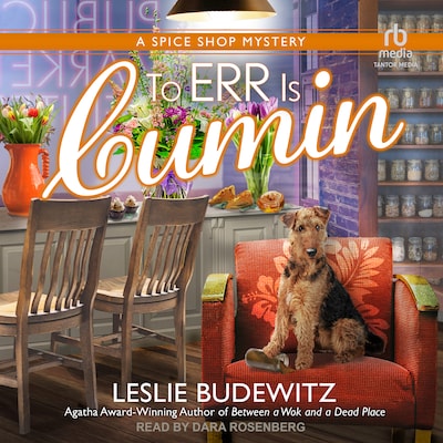 To Err is Cumin – omslag til lydbogen af Leslie Budewitz