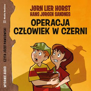 Operacja Człowiek w Czerni – okładka audiobooka, autor Jørn Lier Horst