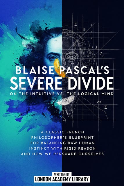 Blaise Pascal’s Severe Divide On The Intuitive Vs. The Logical Mind: A Classic French Philosopher's Blueprint For Balancing Raw Human Instinct With Rigid Reason And How We Persuade Ourselves – omslag til lydbogen af London Academy Library