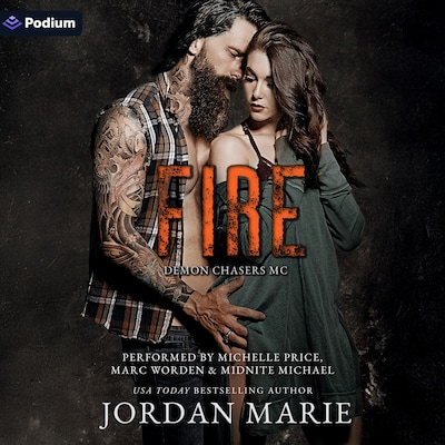 Fire – omslag til lydbogen af Jordan Marie