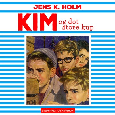 Kim og det store kup – omslag til lydbogen af Jens K. Holm