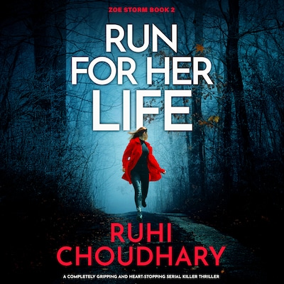 Run for Her Life – omslag til lydbogen af Ruhi Choudhary