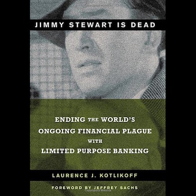 Jimmy Stewart Is Dead – omslag til lydbogen af Laurence J. Kotlikoff
