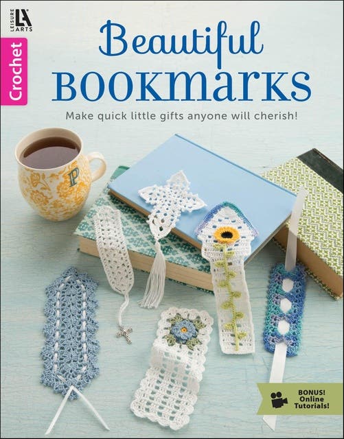 Beautiful Bookmarks – omslag til lydbogen af Leisure Arts