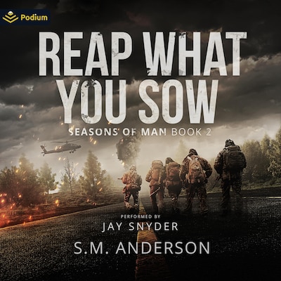 Reap What You Sow – omslag til lydbogen af S.M. Anderson