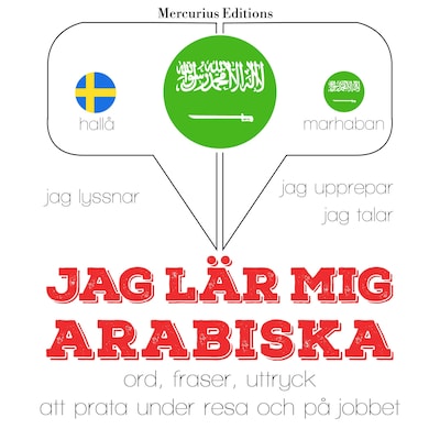 Jag lär mig arabiska – omslag till ljudboken av JM Gardner