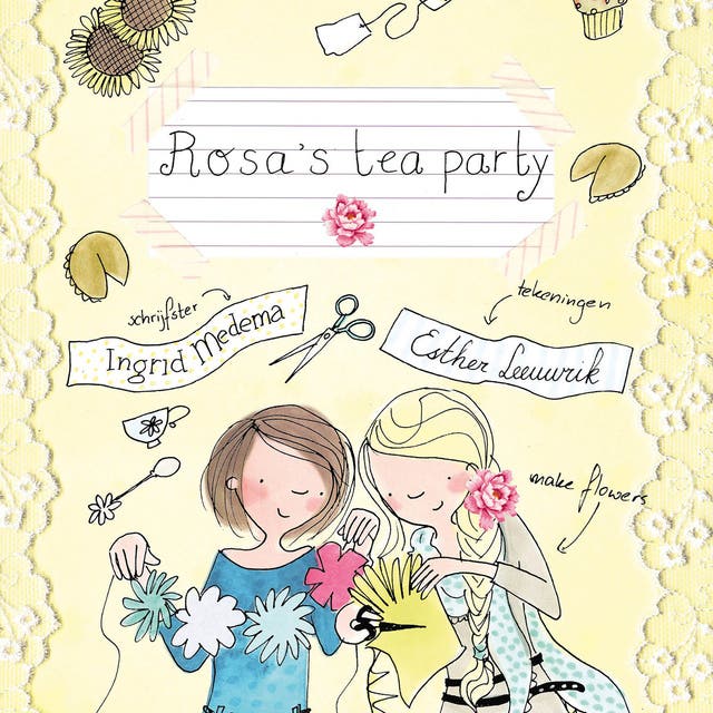 Rosa's teaparty – omslag van het luisterboek van Ingrid Medema