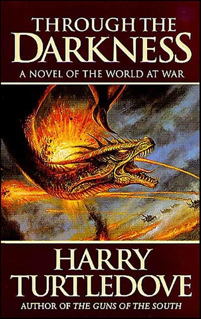 Through the Darkness: A Novel of the World at War – omslag til lydbogen af Harry Turtledove