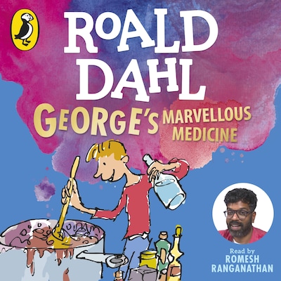 George's Marvellous Medicine – omslag til lydbogen af Roald Dahl