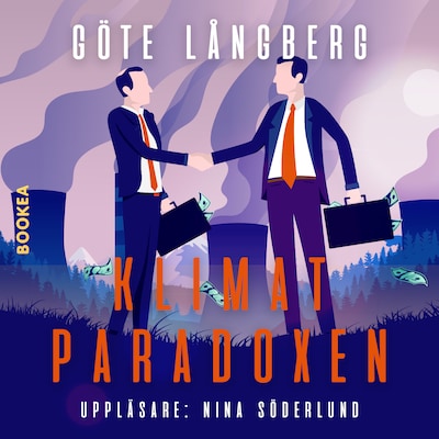 Klimatparadoxen – omslag till ljudboken av Göran Adenskog, Göte Långberg
