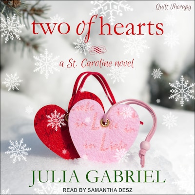 Two of Hearts – omslag til lydbogen af Julia Gabriel