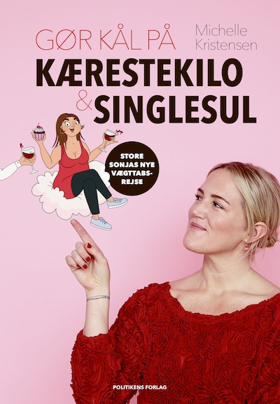 Gør kål på kærestekilo & singlesul – omslag til lydbogen af Michelle Kristensen