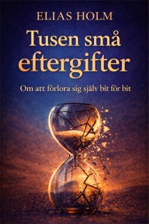 Tusen små eftergifter: Om att förlora sig själv bit för bit – omslag till ljudboken av Elias Holm