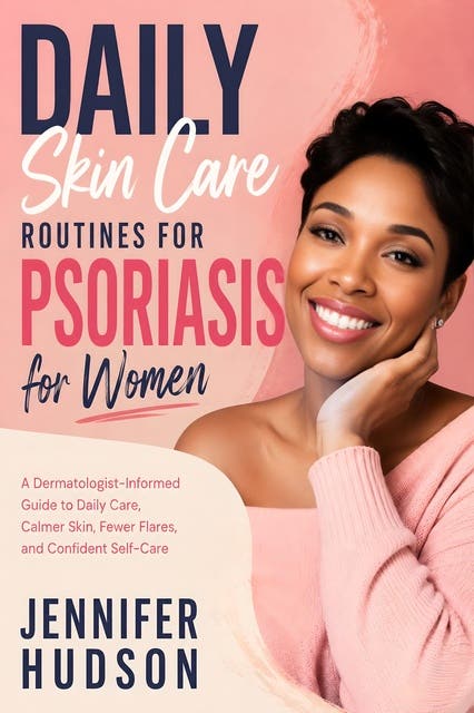 Daily Skin Care Routines for Psoriasis for Women: A Dermatologist-Informed Guide to Daily Care, Calmer Skin, Fewer Flares, and Confident Self-Care – omslag til lydbogen af Jennifer Hudson