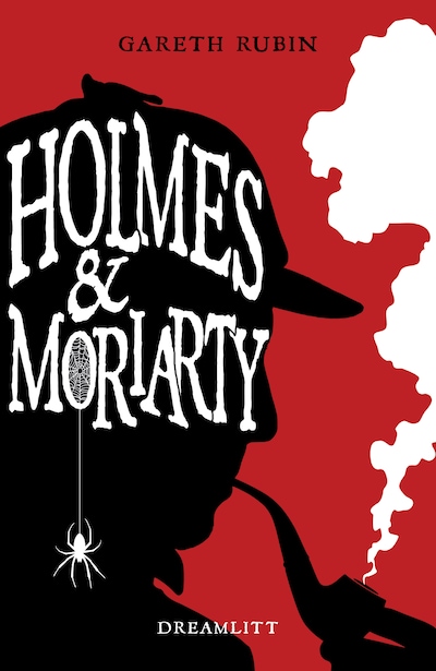 Holmes og Moriarty – omslag til lydbogen af Gareth Rubin