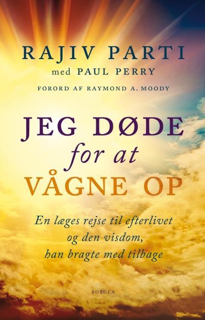 Jeg døde for at vågne op – omslag til lydbogen af Rajiv Parti
