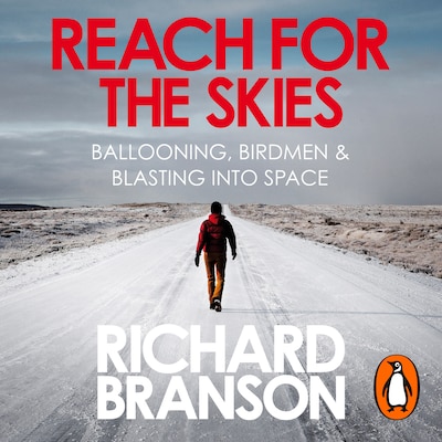 Reach for the Skies – omslag til lydbogen af Richard Branson