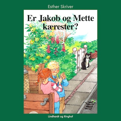 Er Jakob og Mette kærester? – omslag til lydbogen af Esther Skriver