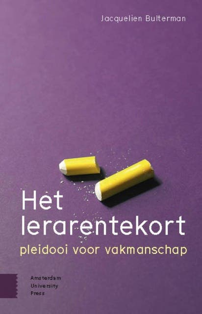 Het lerarentekort: Pleidooi voor vakmanschap – omslag van het luisterboek van Jacquelien Bulterman