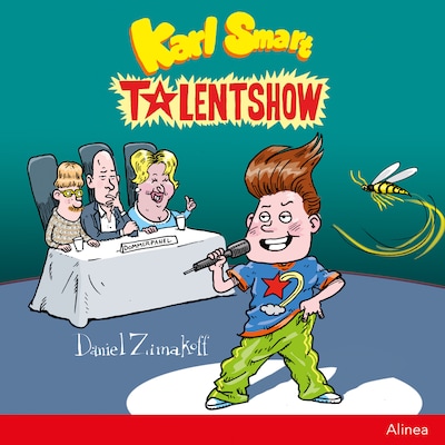 Karl Smart - Talentshow – omslag til lydbogen af Daniel Zimakoff