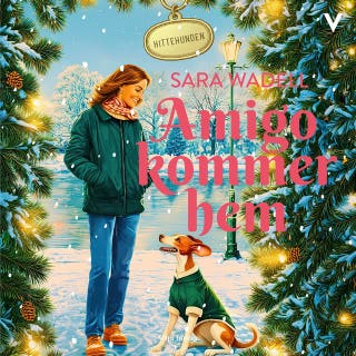 Amigo kommer hem – omslag till ljudboken av Sara Wadell