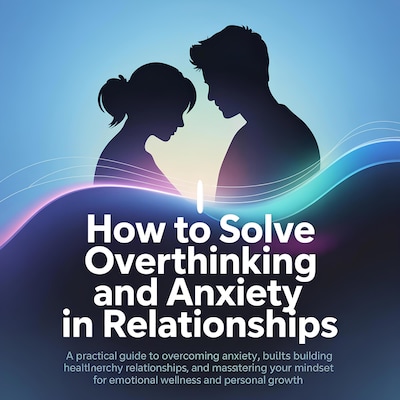 How To Solve Overthinking and Anxiety In Relationships – omslag til lydbogen af Alec Moody