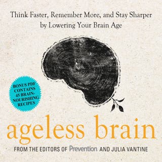 Ageless Brain – omslag till ljudboken av Julia VanTine, , RD