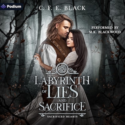 Labyrinth of Lies and Sacrifice – omslag til lydbogen af C.F.E. Black