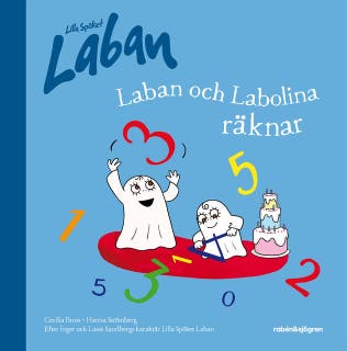 Laban och Labolina räknar – omslag till ljudboken av Cecilia Bross,Inger Sandberg