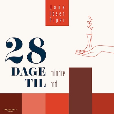 28 dage til mindre rod – omslag til lydbogen af Jane Ibsen Piper