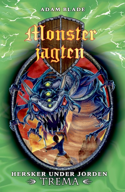 Monsterjagten (29) Hersker under jorden Trema – omslag til lydbogen af Adam Blade