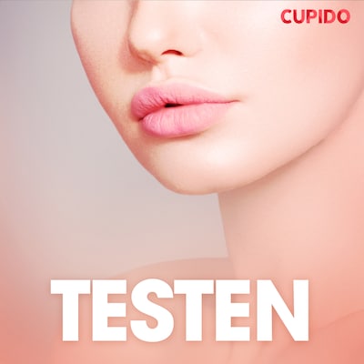 Testen - erotisk novelle – omslag til lydbogen af Cupido