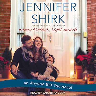 Wrong Brother, Right Match – omslag til lydbogen af Jennifer Shirk