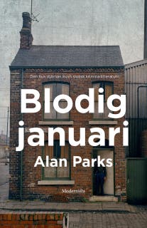 Blodig januari – omslag till ljudboken av Alan Parks