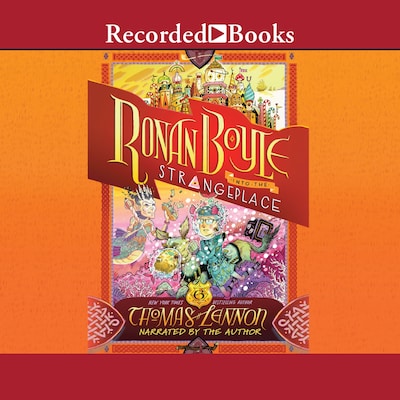 Ronan Boyle Into the Strangeplace – omslag van het luisterboek van Thomas Lennon