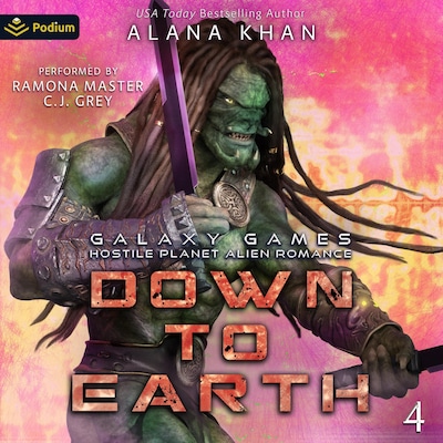 Down to Earth – omslag til lydbogen af Alana Khan