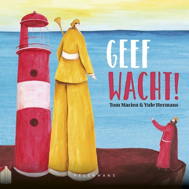 Geef wacht! – omslag van het luisterboek van Tom Marien