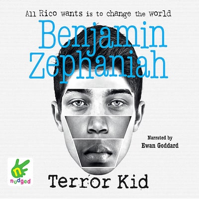 Terror Kid – omslag til lydbogen af Benjamin Zephaniah