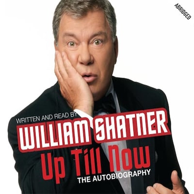 Up Till Now – omslag til lydbogen af William Shatner