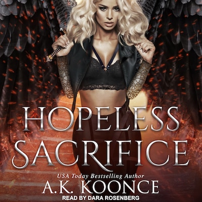 Hopeless Sacrifice – omslag til lydbogen af A.K. Koonce