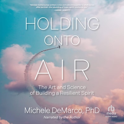 Holding Onto Air – omslag til lydbogen af Michele DeMarco