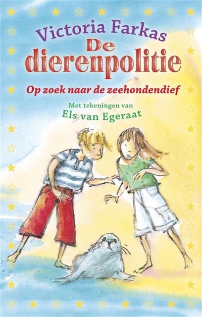 De dierenpolitie, op zoek naar de zeehondendief – omslag van het luisterboek van Victoria Farkas