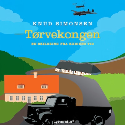 Tørvekongen – omslag til lydbogen af Knud Simonsen