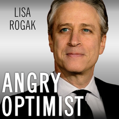 Angry Optimist – omslag til lydbogen af Lisa Rogak