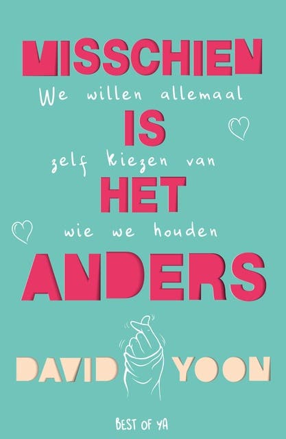Misschien is het anders – omslag van het luisterboek van David Yoon