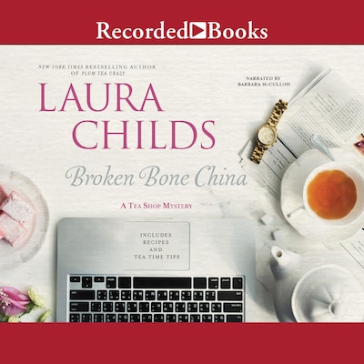 Broken Bone China – omslag til lydbogen af Laura Childs